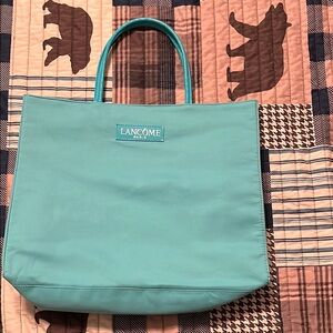 Lancome Blue Shoulder Bag Elegant Everyday Accessory